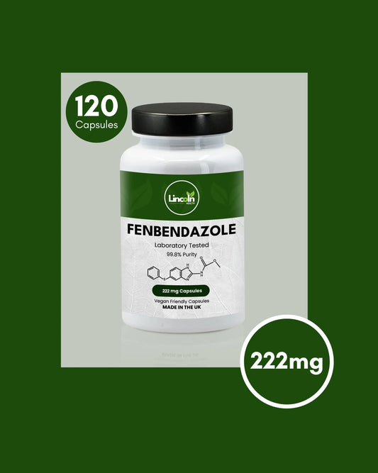 Fenbendazole Capsules • 222mg • Pure 99.8% • Lab-Tested (LH)