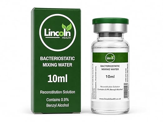Bacteriostatic Water 10ml — 0.9% Benzyl Alcohol — Research Grade Borosilicate Vial